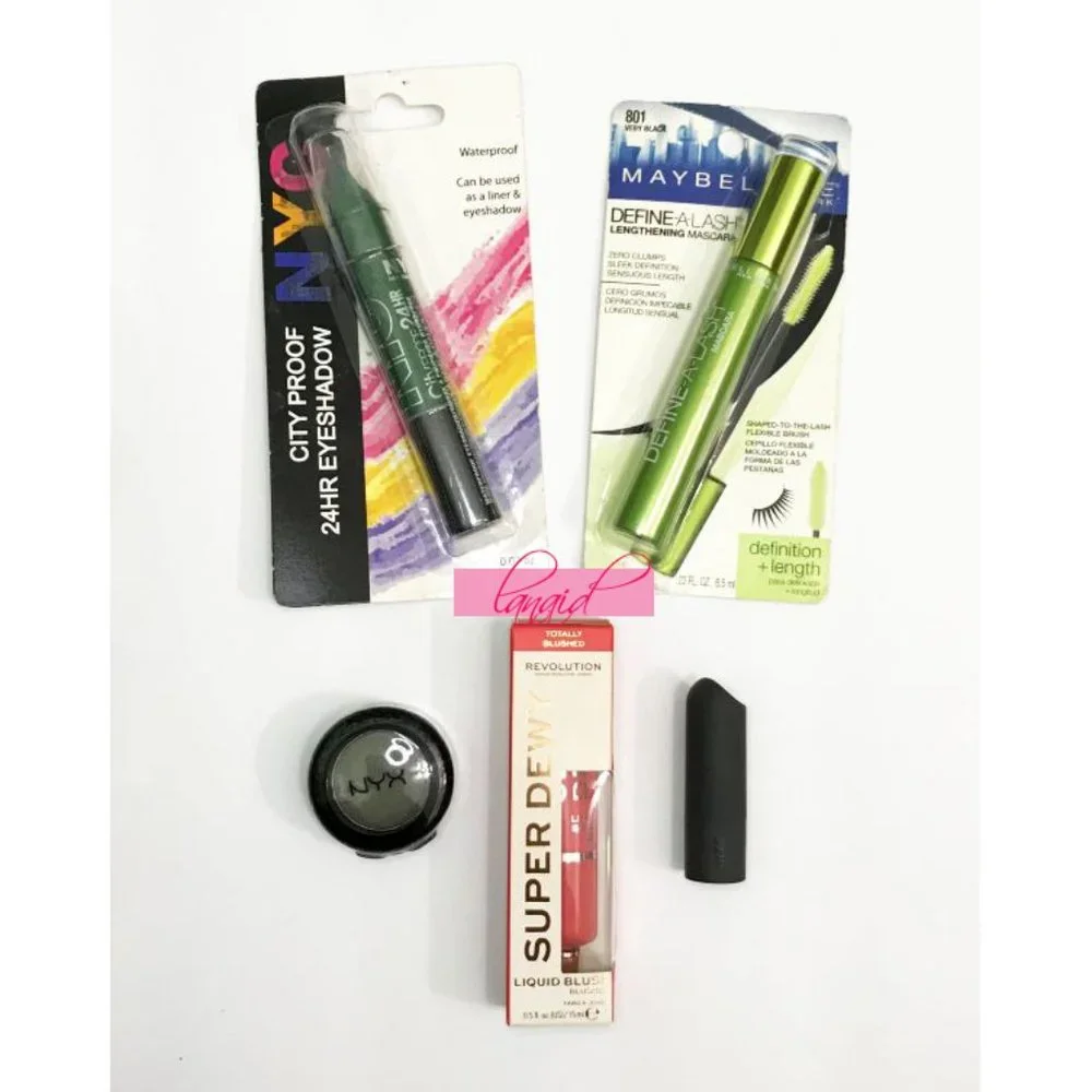 BUNDLE Makeup Revolution NYX Bite Beauty NYC Maybelline Blush Lipstick Eyeshadow